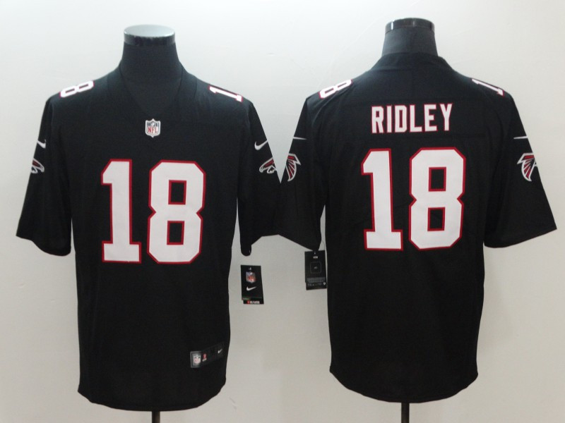 Personalized Falcons 18 Calvin Ridley Black Untouchable Limited Jersey