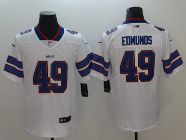 Personalized Bills 49 Tremaine Edmunds White Untouchable Limited Jersey