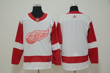 Personalized Red Wings Blank White Jersey