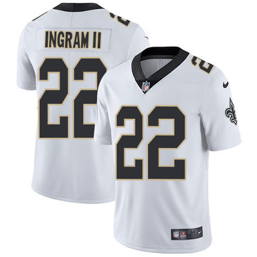 Personalized Saints #22 Mark Ingram II White Stitched NFL Untouchable Limited Jersey