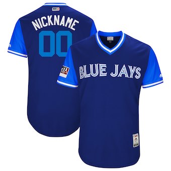 Personalized Men’s Toronto Blue Jays Majestic Royal 2018 Players’ Weekend Authentic Flex Base Jersey