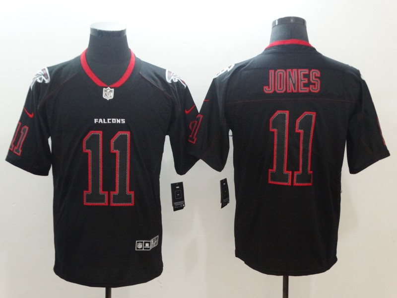 Personalized Falcons 11 Julio Jones Black Shadow Legend Limited Jersey