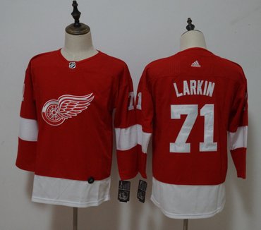 Personalized Youth Red Wings 71 Dylan Larkin Red Jersey