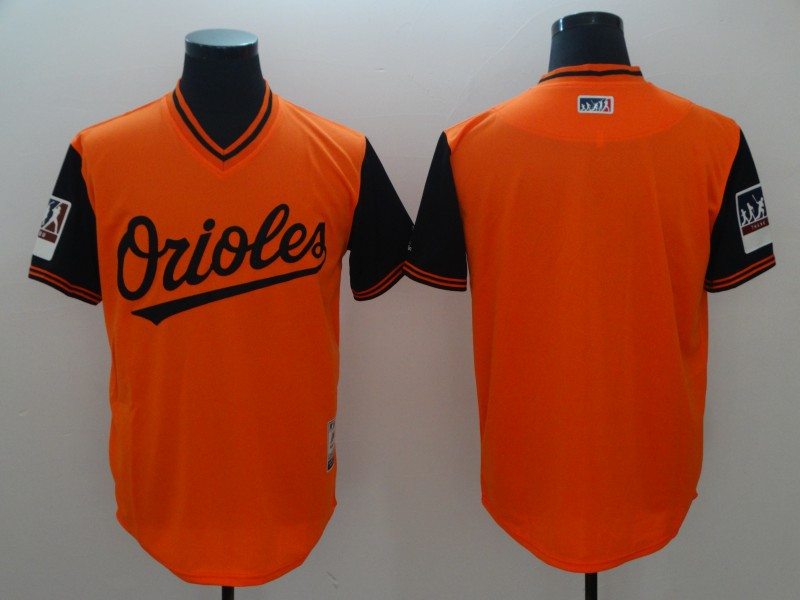 Personalized Orioles Orange 2018 Players’ Weekend Authentic Team Jersey