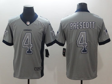 Personalized Cowboys 4 Dak Prescott Drift Fashion Limited Jersey