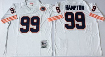 Personalized Mitchell&Ness Bears #99 Lamarr Houston Throwback Stitched NFL Jersey