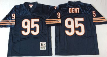Personalized Mitchell&Ness Bears ##95 Richard Dent Small No. Throwback Stitched NFL Jerseys