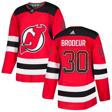 Personalized Devils 30 Martin Brodeur Red Drift Fashion Jersey