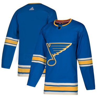 Personalized Blues Blank Blue Alternate Jersey