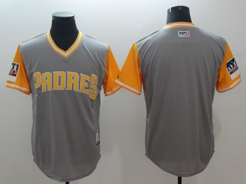 Personalized Padres Gray 2018 Players’ Weekend Authentic Team Jersey