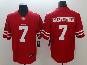 Personalized 49ers 7 Colin Kaepernick Red Untouchable Limited Jersey