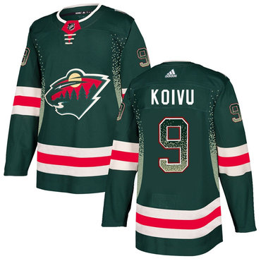 Personalized Wild 9 Mikko Koivu Green Drift Fashion Jersey