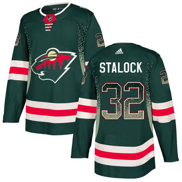 Personalized Wild 32 Alex Stalock Green Drift Fashion Jersey
