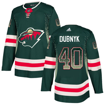 Personalized Wild 40 Devan Dubnyk Green Drift Fashion Jersey