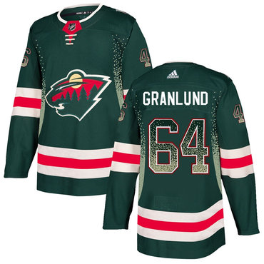 Personalized Wild 64 Mikael Granlund Green Drift Fashion Jersey