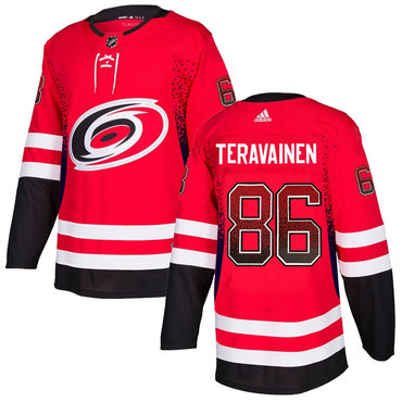 Personalized Hurricanes 86 Teuvo Teravainen Red Drift Fashion Jersey