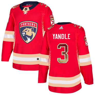 Personalized Florida Panthers 3 Keith Yandle Red Drift Fashion Jersey
