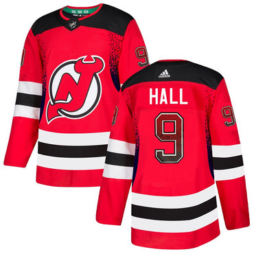 Personalized Devils 9 Taylor Hall Red Drift Fashion Jersey