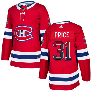 Personalized Men’s Montreal Canadiens #31 Carey Price Red Drift Fashion Jersey
