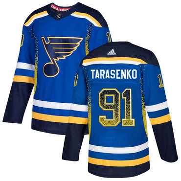 Personalized Blues 91 Vladimir Tarasenko Royal Drift Fashion Jersey