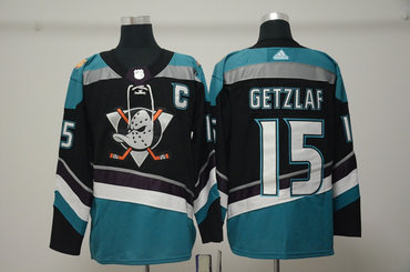 Personalized Ducks 15 Ryan Getzlaf Black Alternate Jersey