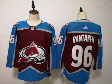 Personalized Avalanche 96 Mikko Rantanen Burgundy Jersey
