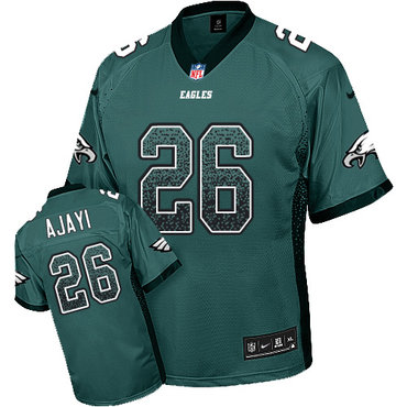 Personalized Eagles #26 Jay Ajayi Midnight Green Team Color Men’s Stitched NFL Elite Drift Fashion Jersey