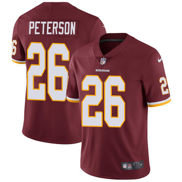 Personalized Redskins #26 Adrian Peterson Burgundy Red Team Color Men’s Stitched NFL Untouchable Limited Jersey
