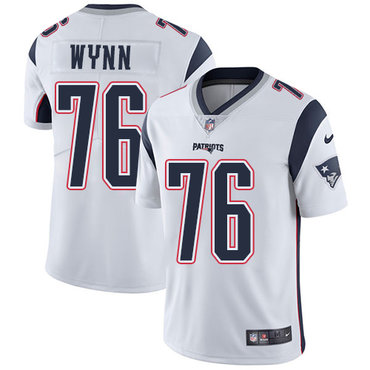 Personalized Patriots #76 Isaiah Wynn White Men’s Stitched NFL Untouchable Limited Jersey