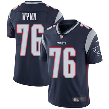 Personalized Patriots #76 Isaiah Wynn Navy Blue Team Color Men’s Stitched NFL Untouchable Limited Jersey