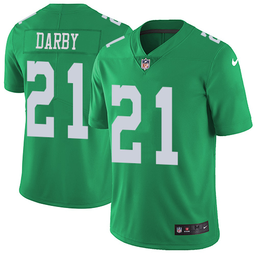 Personalized Eagles #21 Ronald Darby Green Men’s Stitched NFL Limited Rush Jersey