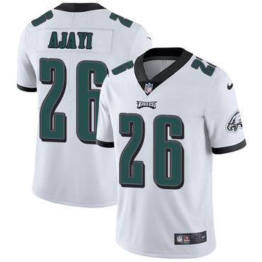 Personalized Eagles #26 Jay Ajayi White Men’s Stitched NFL Untouchable Limited Jersey