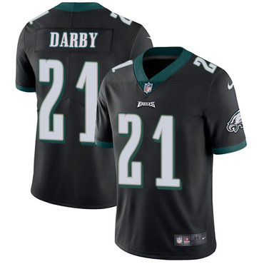 Personalized Eagles #21 Ronald Darby Black Alternate Men’s Stitched NFL Untouchable Limited Jersey