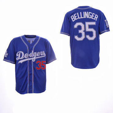 Personalized Dodgers 35 Cody Bellinger Blue Throwback Jersey