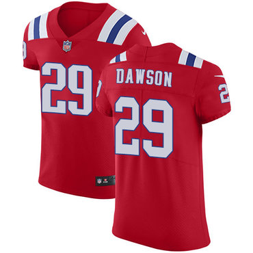 Personalized Patriots #29 Duke Dawson Red Alternate Men’s Stitched NFL Untouchable Elite Jersey