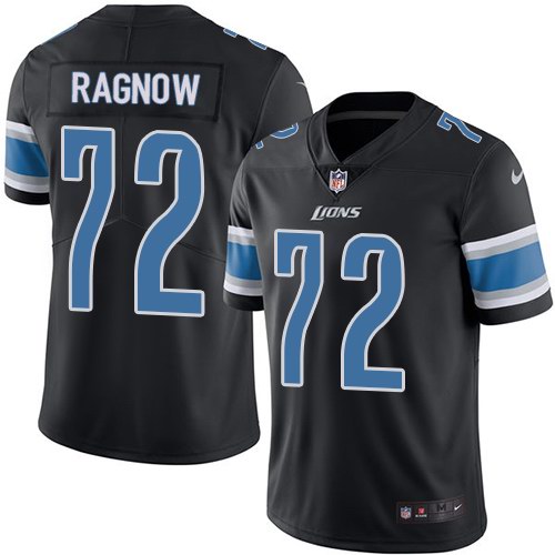 Personalized Lions 72 Frank Ragnow Black Youth Untouchable Limited