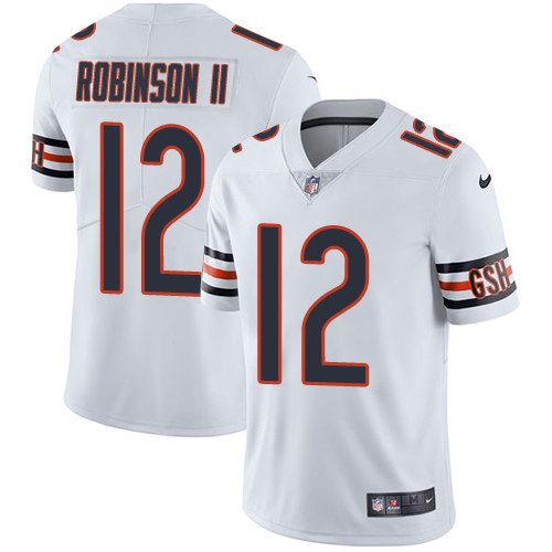 Personalized Bears 12 Allen Robinson II White Youth Color Rush Limited Jersey
