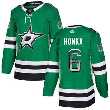 Personalized Stars 6 Julius Honka Green Drift Fashion Jersey