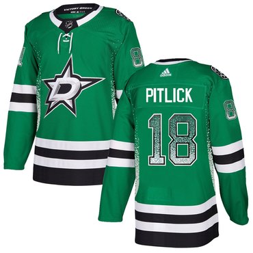 Personalized Stars 18 Tyler Pitlick Green Drift Fashion Jersey