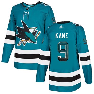 Personalized Sharks 9 Evander Kane Teal Drift Fashion Jersey