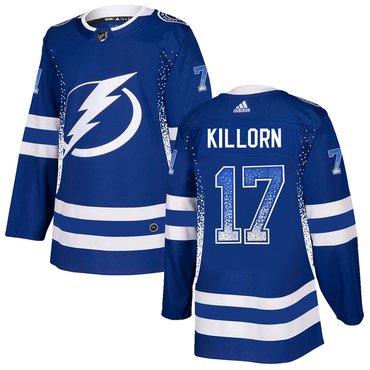 Personalized Lightning 17 Alex Killorn Blue Drift Fashion Jersey