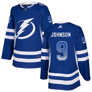 Personalized Lightning 9 Tyler Johnson Blue Drift Fashion Jersey