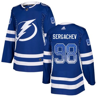 Personalized Lightning 98 Mikhail Sergachev Blue Drift Fashion Jersey