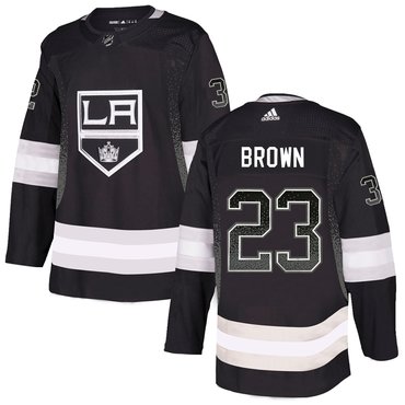 Personalized Kings 23 Dustin Brown Black Drift Fashion Jersey