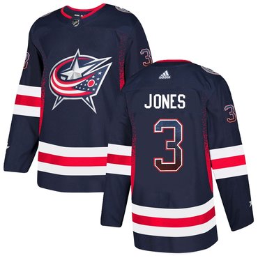 Personalized Blue Jackets 3 Seth Jones Navy Drift Fashion Jersey