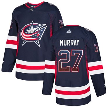 Personalized Blue Jackets 27 Ryan Murray Navy Drift Fashion Jersey