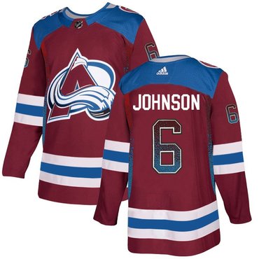 Personalized Avalanche 6 Erik Johnson Red Drift Fashion Jersey