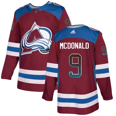 Personalized Avalanche 9 Lanny McDonald Red Drift Fashion Jersey