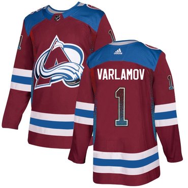 Personalized Avalanche 1 Semyon Varlamov Red Drift Fashion Jersey