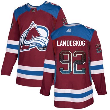 Personalized Avalanche 92 Gabriel Landeskog Red Drift Fashion Jersey
